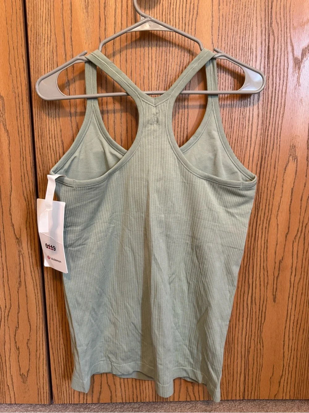 lululemon athletica Ribbed Racerback Tank - Sage - Picture 2 of 4